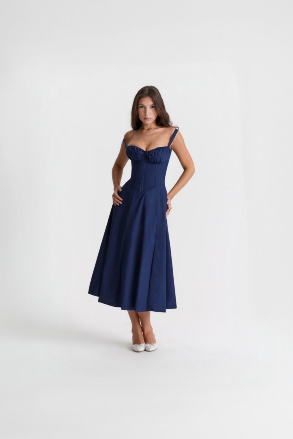 Chiara | Feminines Taillenkleid mit Bustier-Charme