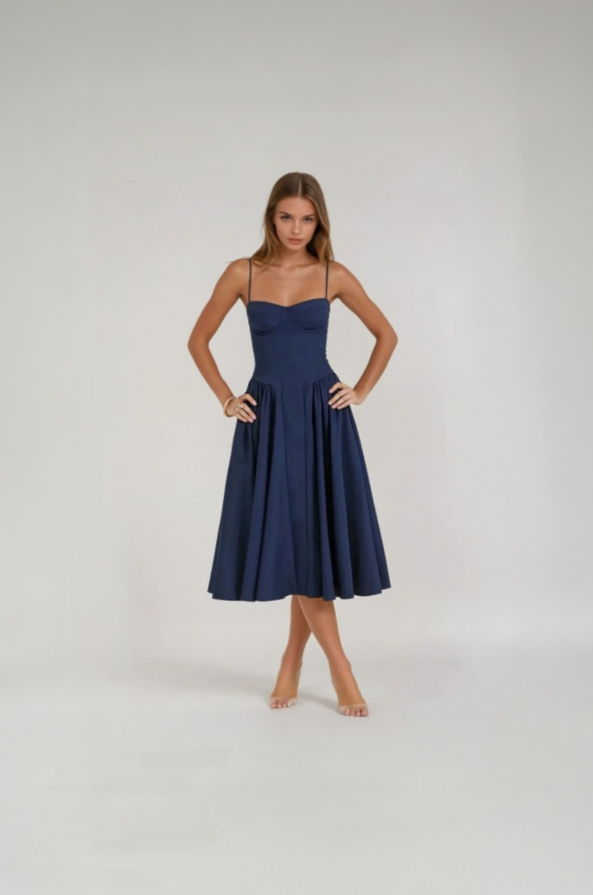 Rosalie | Raffiniertes Ärmelloses Korsettkleid