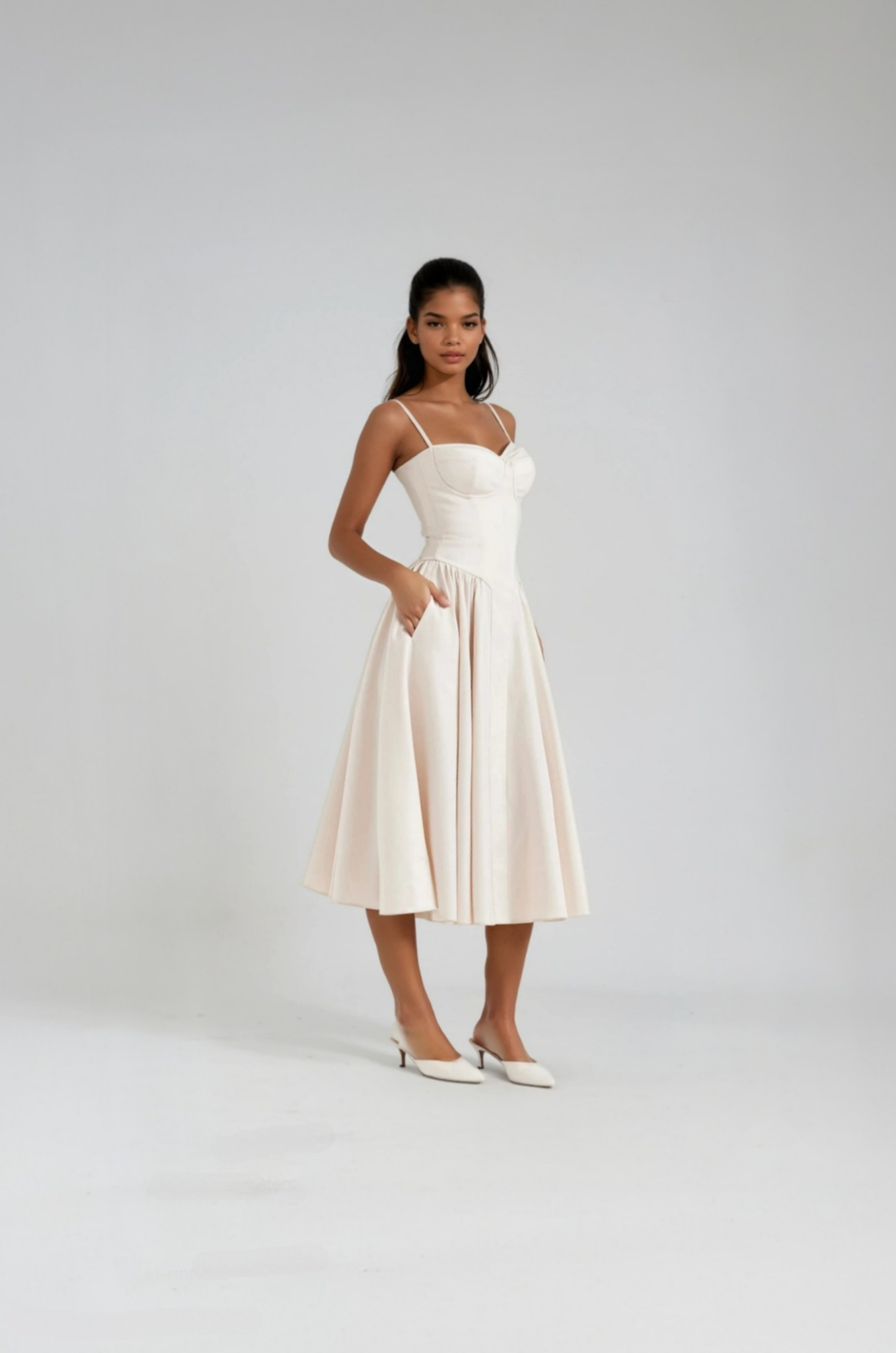 Rosalie | Raffiniertes Ärmelloses Korsettkleid
