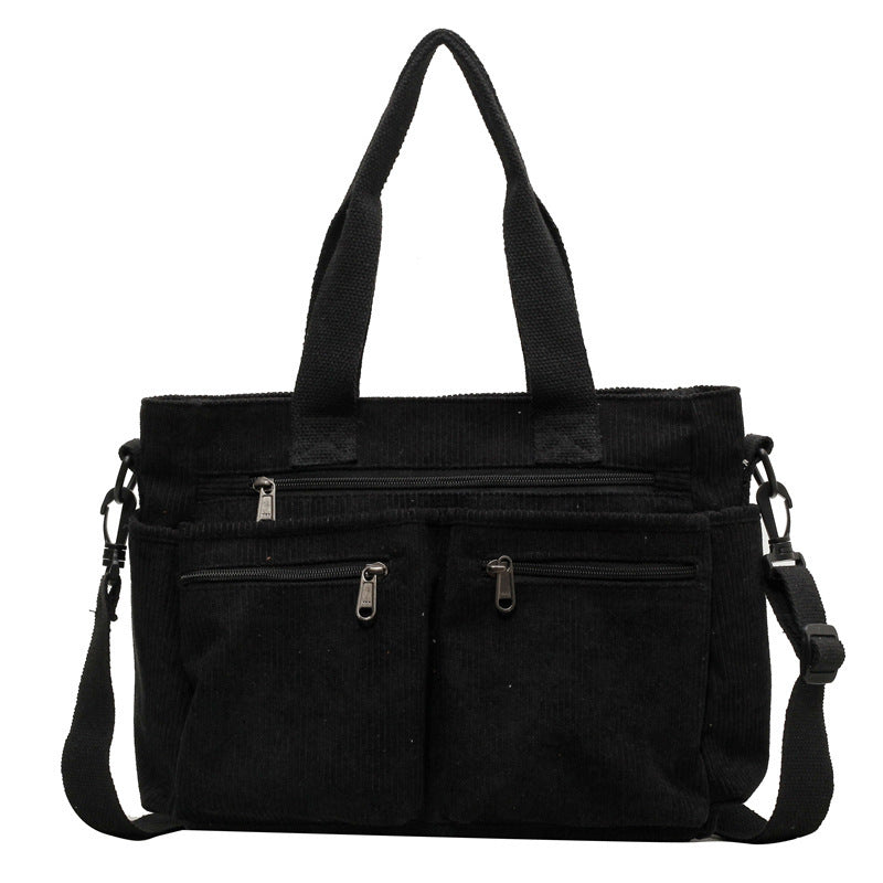 Tote Cordtasche