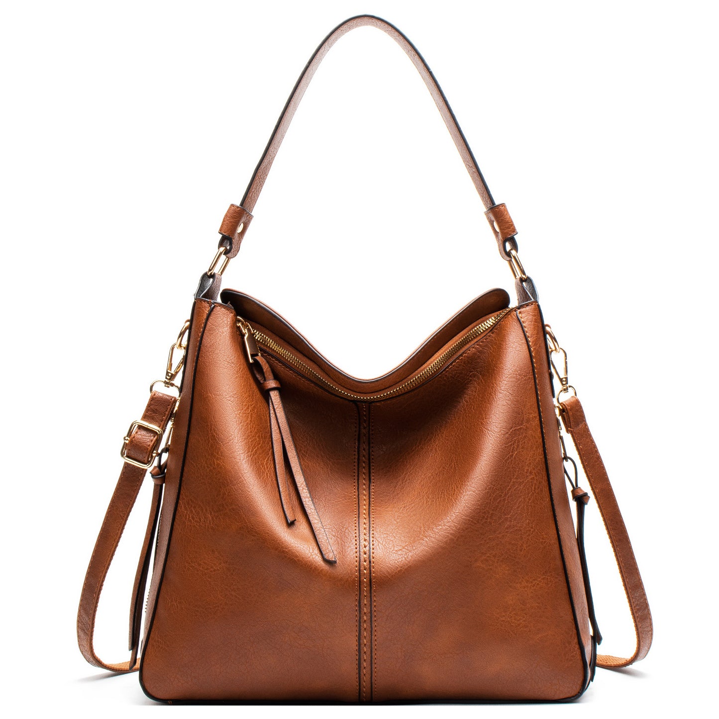 Vegan Leder Hobo Tote