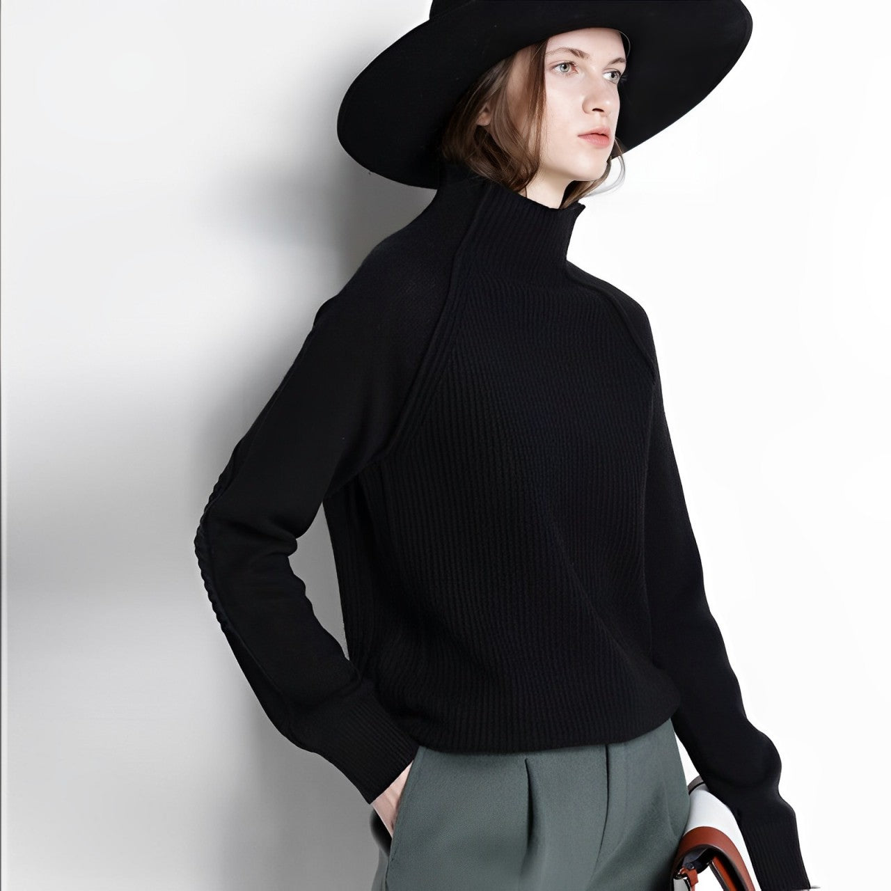 Gisela | Hochgeschlossener Pullover mit Kaschmir-Gefühl