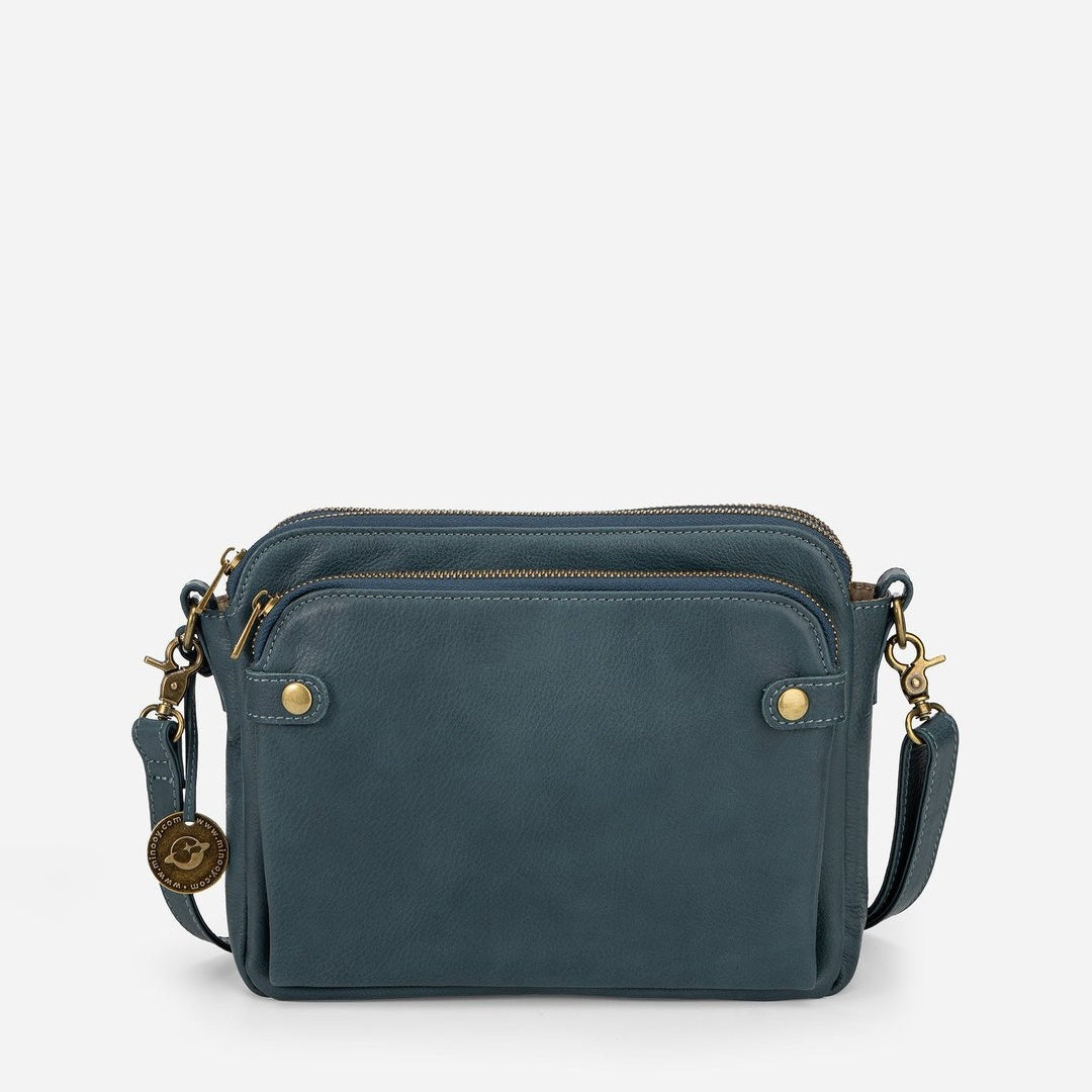 Leder Messenger Tasche