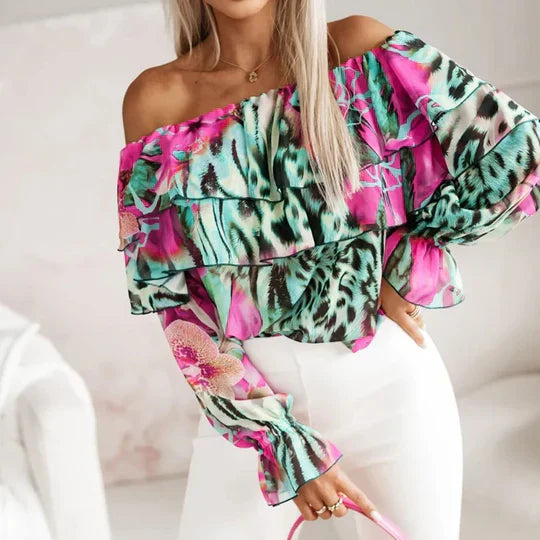 Alina | Elegante Top mit Print