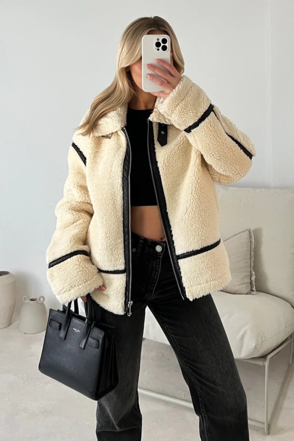 Michelle | Aviator Teddyjacke