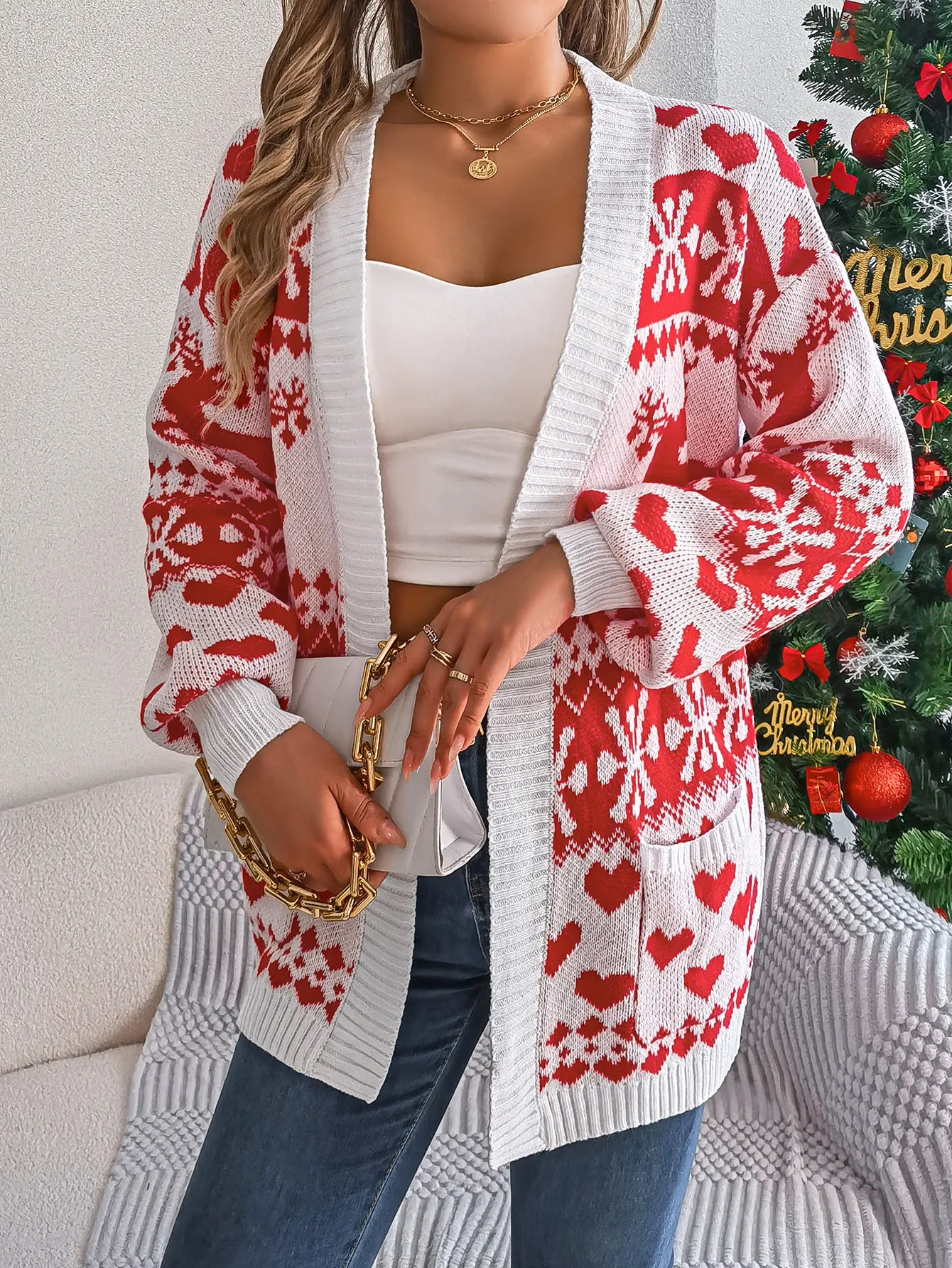 Rudolf | Weihnachts Cardigan Sweater