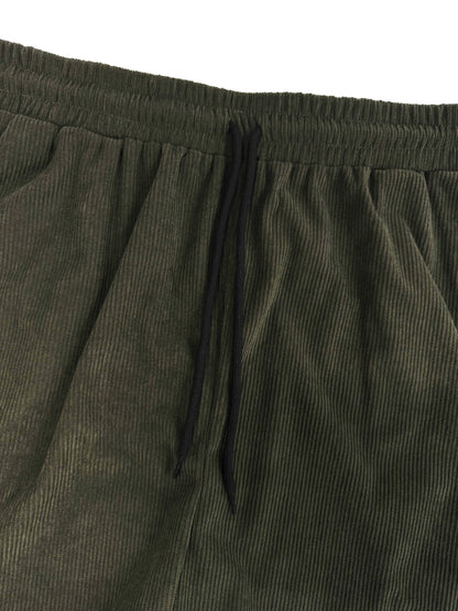 Dennis | Sommer-Set mit Cord-Optik – Hemd & Shorts