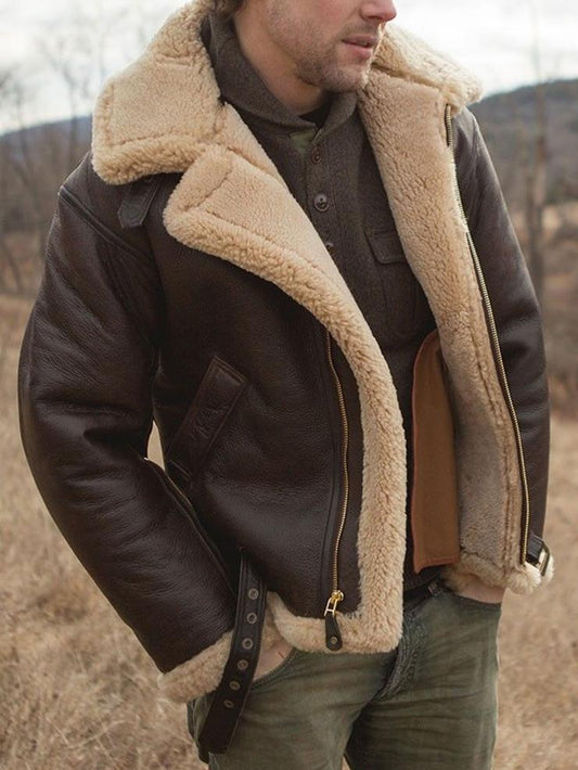 Apollo | Shearling Lederjacke