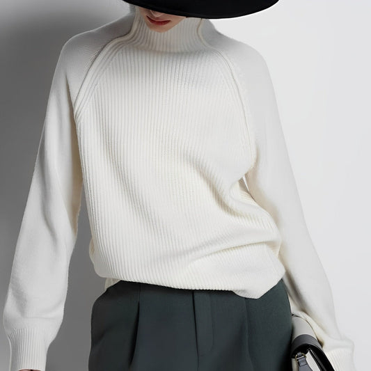Gisela | Hochgeschlossener Pullover mit Kaschmir-Gefühl