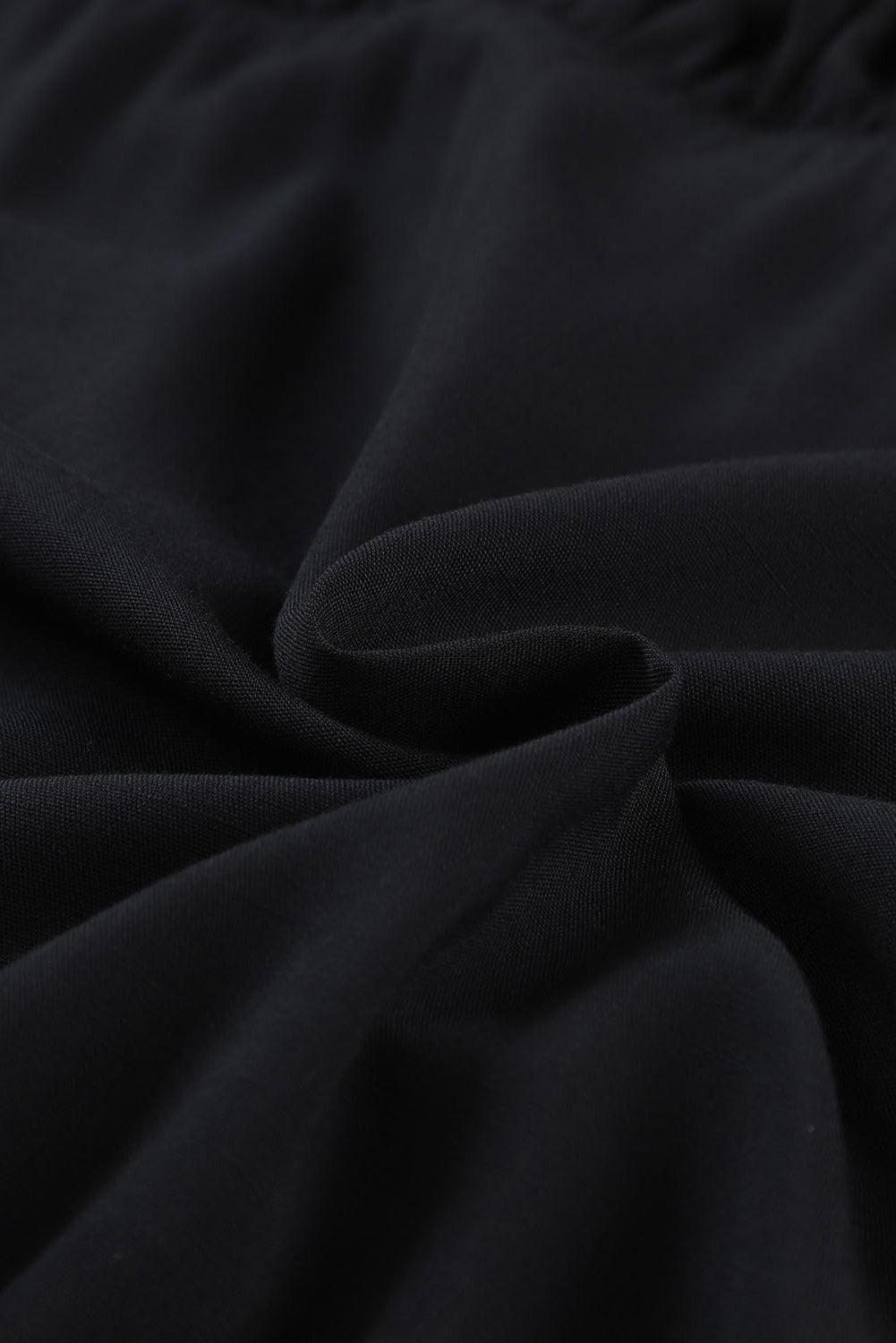 Margot | Elegantes Schwarzes Babydoll Minikleid