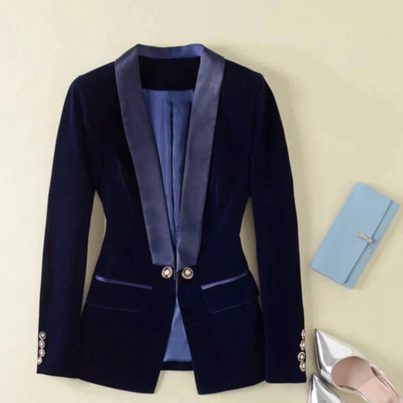 Dana | Eleganter Samtblazer für Damen