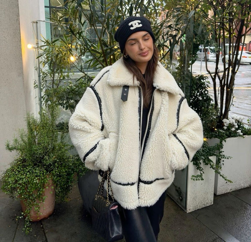 Paula | Kuscheliger Teddymantel für Damen