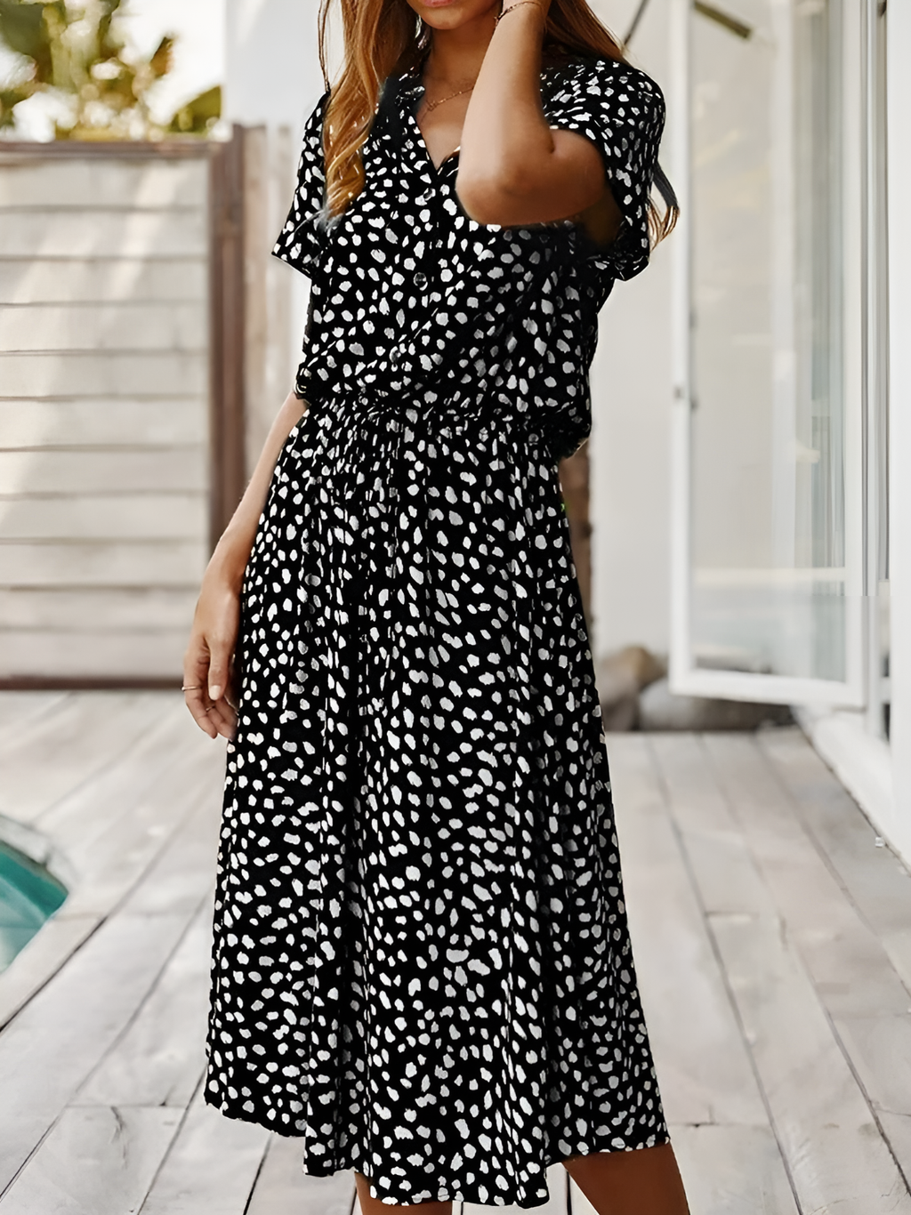 Annika | Schmeichelhaftes Kleid im Boho-Stil