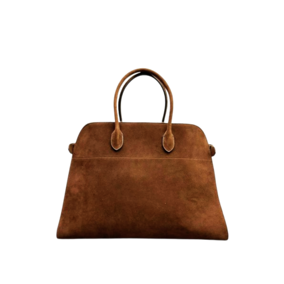 Faux Velourleder Tote Tasche