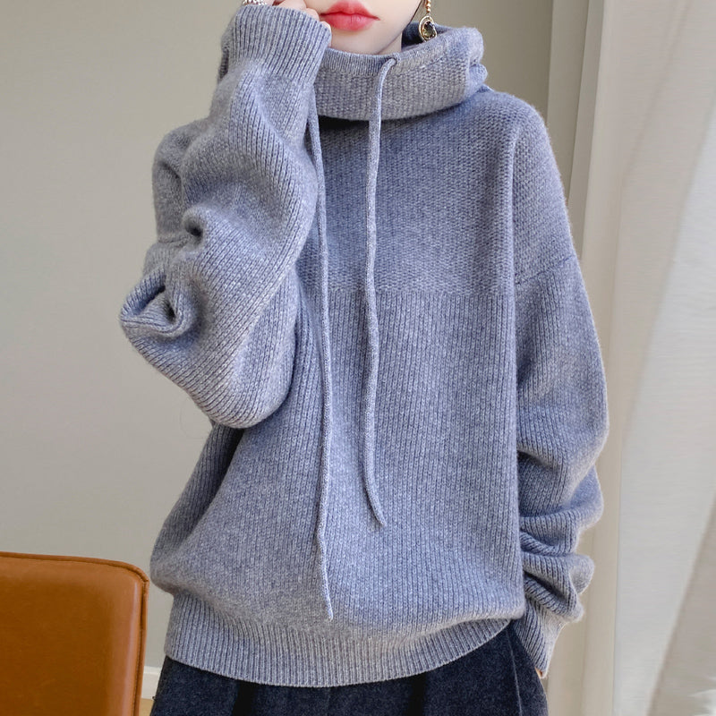 Antonia | Lockerer Pullover mit Kuschelkragen