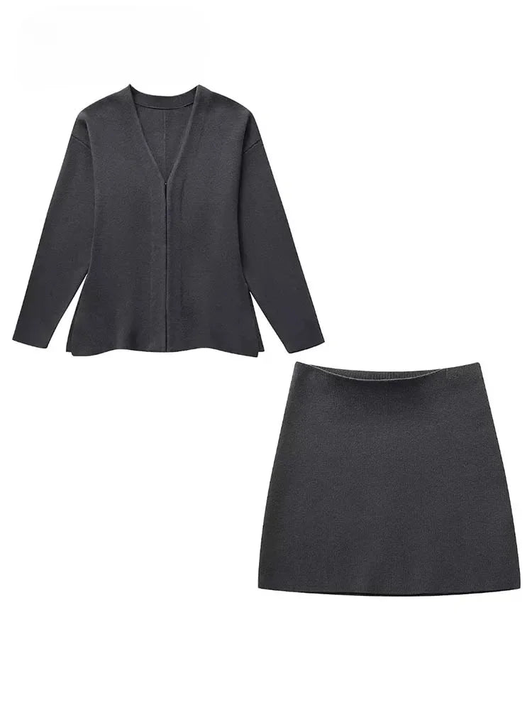 Susanne | Elegantes Zweiteiler-Set mit Bluse & Minirock