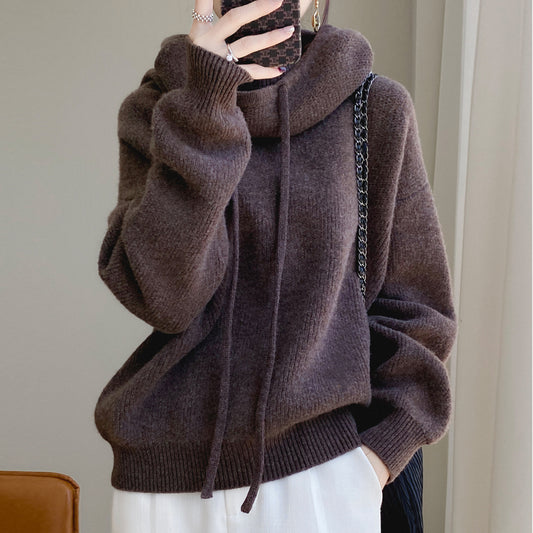 Antonia | Lockerer Pullover mit Kuschelkragen