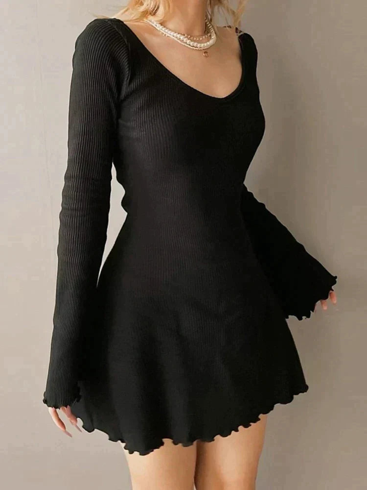 Erika | Elegantes Minikleid mit Kaschmir-Gefühl