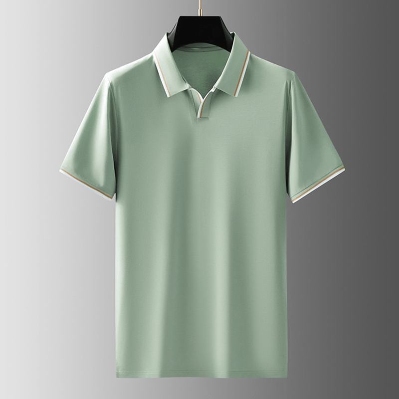 Bastian | Weiches Poloshirt mit Feinstruktur