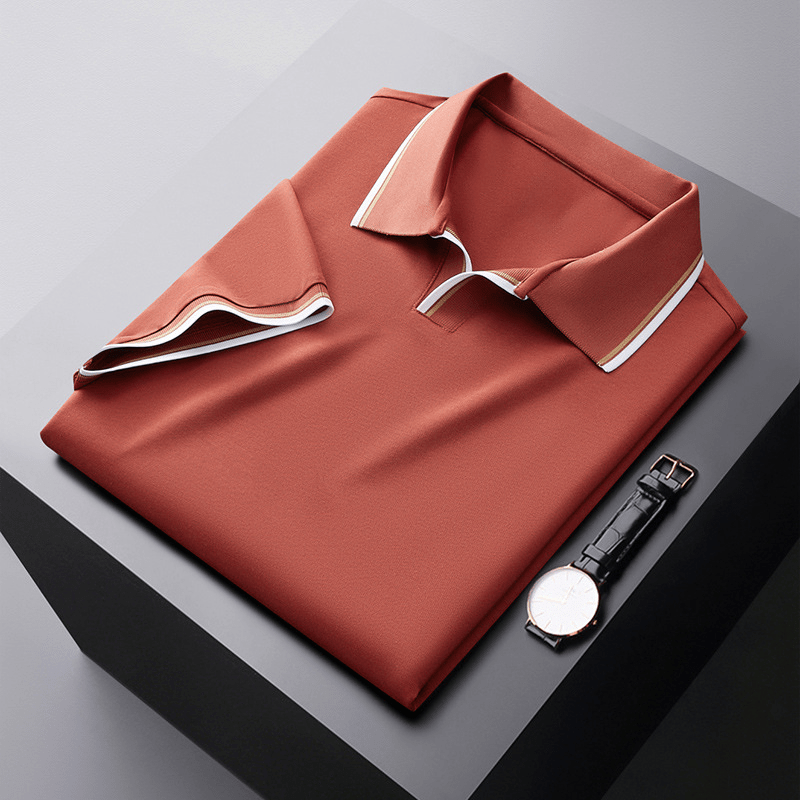 Bastian | Weiches Poloshirt mit Feinstruktur