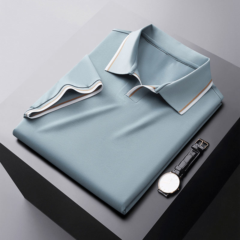 Bastian | Weiches Poloshirt mit Feinstruktur