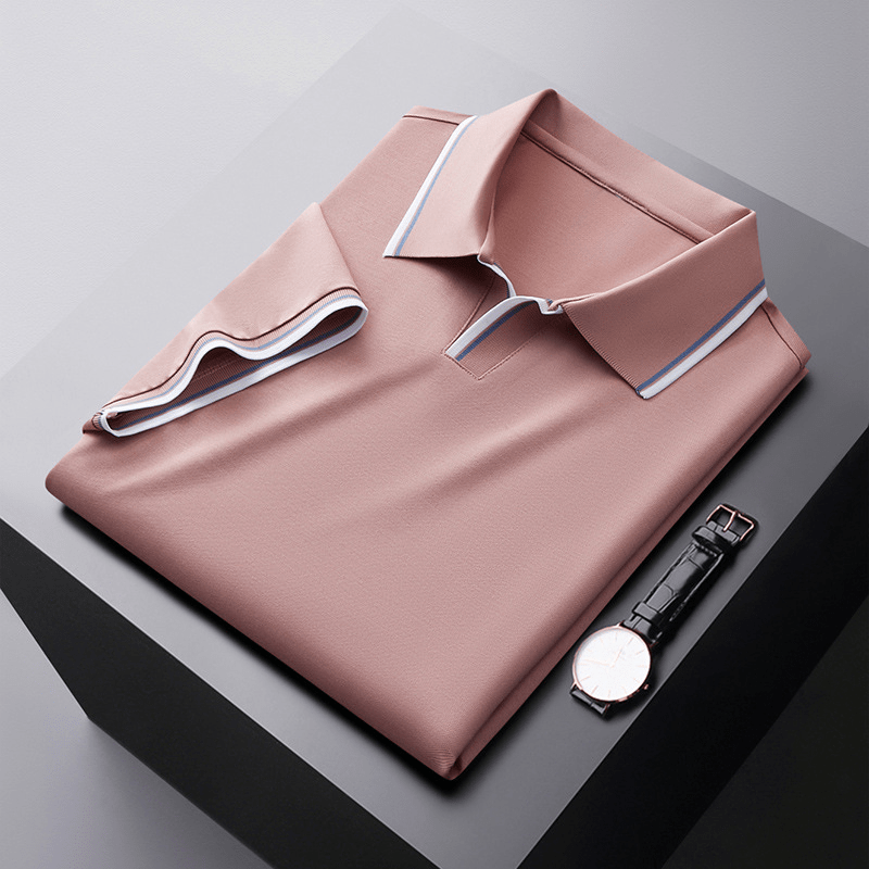 Bastian | Weiches Poloshirt mit Feinstruktur