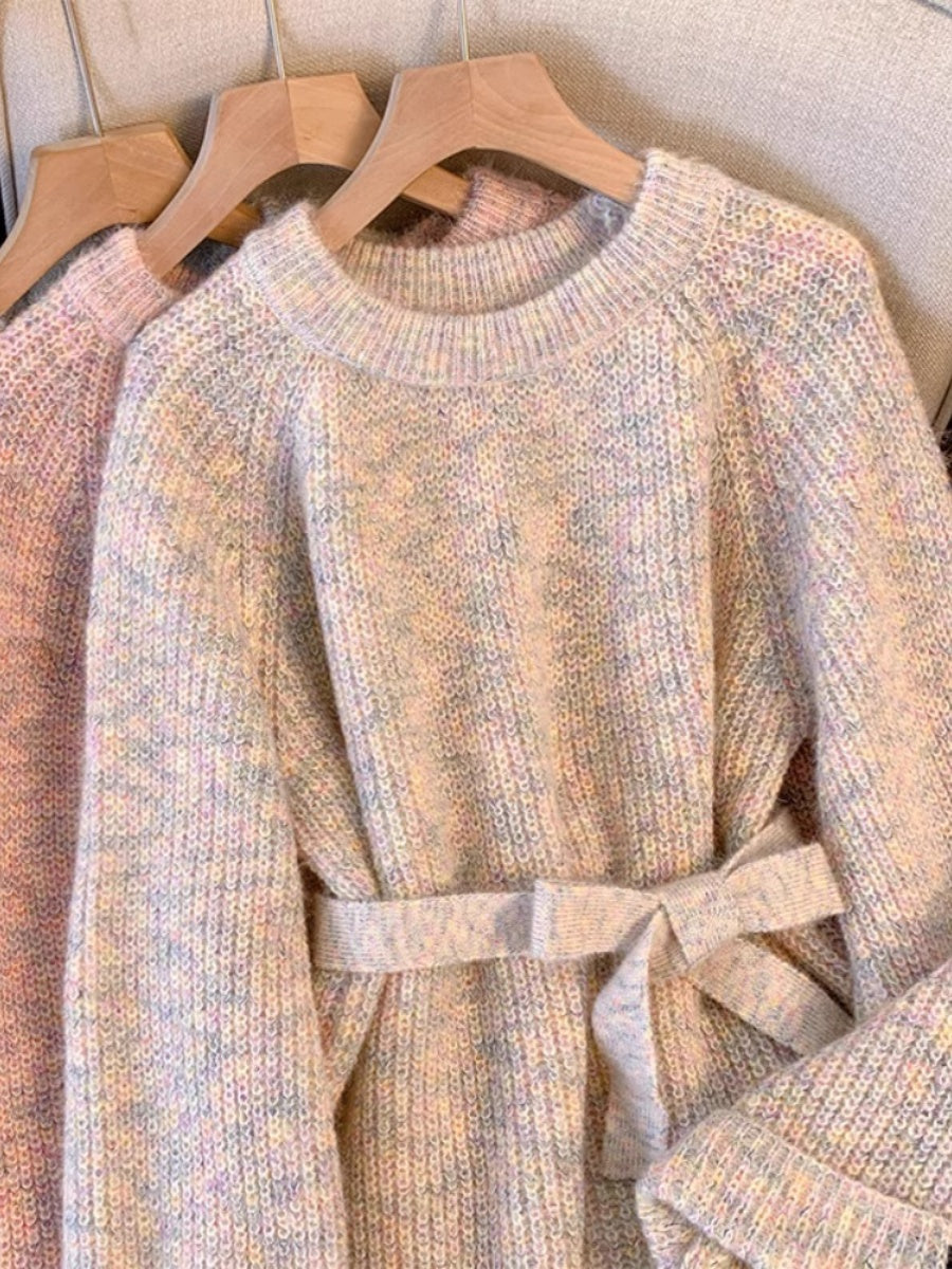 Anja | Elegante Strickkleid mit Schnürung