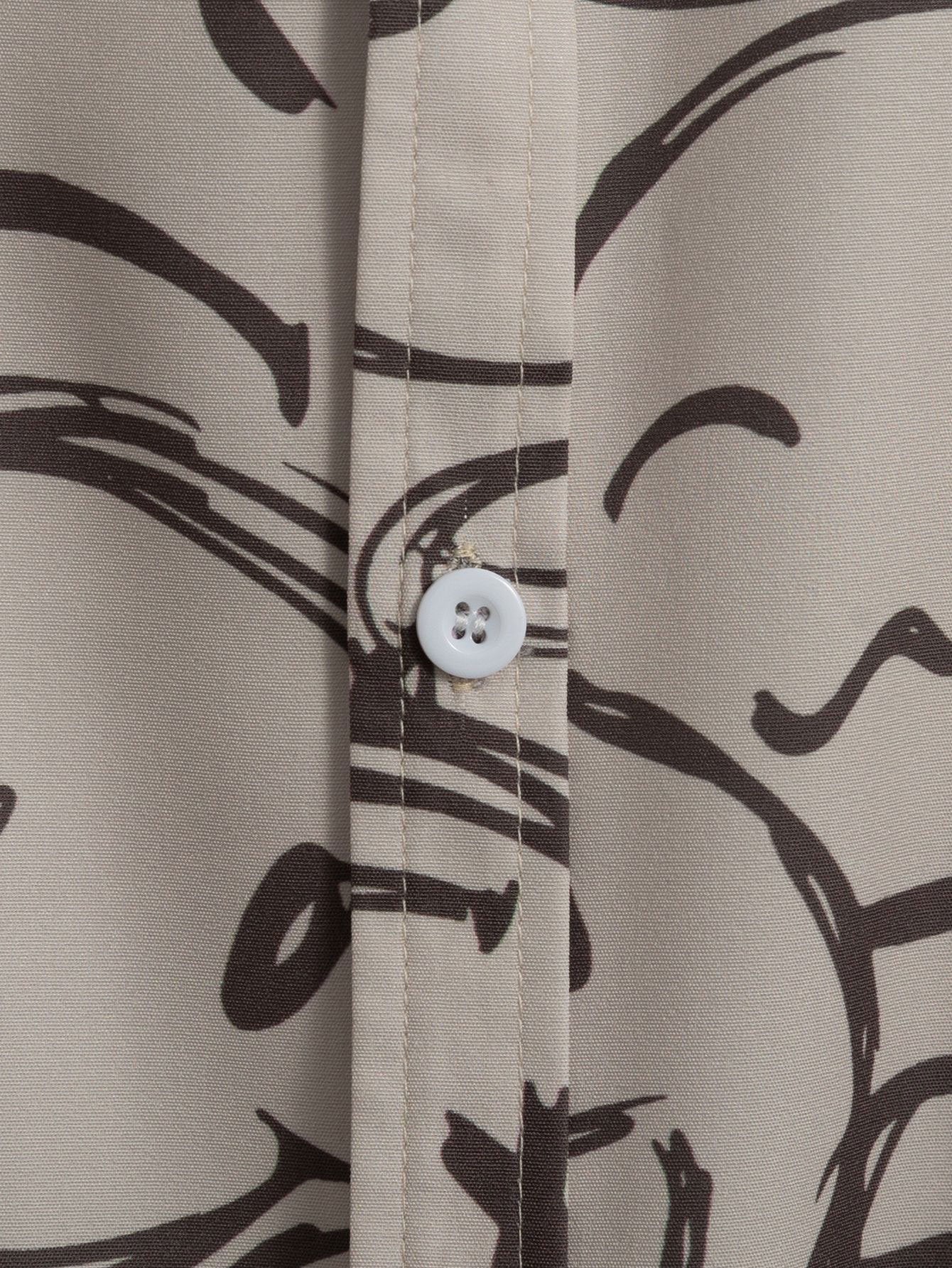 Dominik | Kurzarmhemd mit Smiley-Print